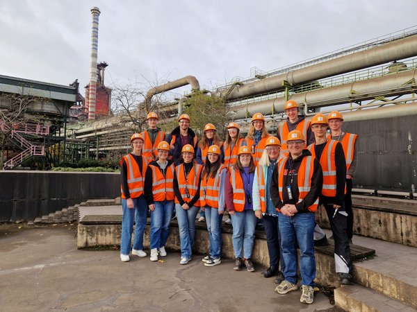 Studierende auf Exkursion